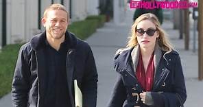 Charlie Hunnam & Morgana McNelis Step Out For An Afernoon Stroll Together Down Melrose Ave. 12.10.16