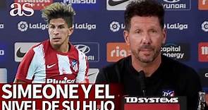 SIMEONE responde así sobre si su hijo GIULIANO tiene nivel para la plantilla | Diario AS