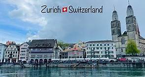Walking Tour in Zurich, Switzerland | Lake Zurich | Bahnhofstrasse | The Old Town | Limmat River