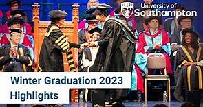 Winter Graduation 2023 Highlights | University of Southampton