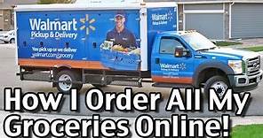How I Order All My Groceries Online! Walmart Grocery Delivery