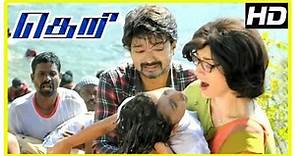 Theri Movie scenes | Baby Nainika | Mahendran learns Vijay is alive | Amy