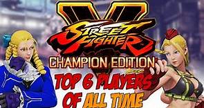 Top 6 Street Fighter 5 players of all time