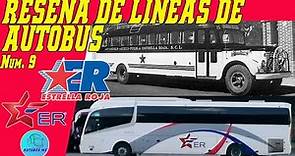 Historia de autobuses Estrella Roja México - Puebla Reseña de líneas de autobus #9 1945-2021 76 años