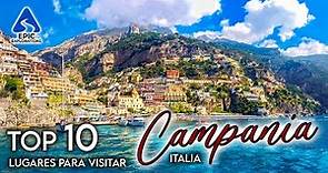 Campania, Italia: Top 10 Ciudades y Lugares para Visitar | 4K