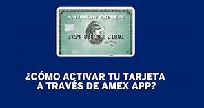 Activa tu Tarjeta American Express