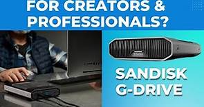 Sandisk Professional G-drive hard drive: 'Storage solution' for creators