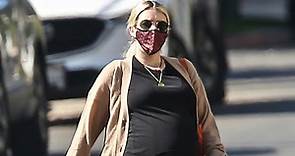 Pregnant Emma Roberts Seen with Growing Baby Bump While Running Errands
