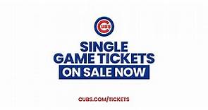 Cubs Tickets On Sale Now