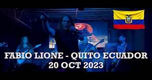 Concierto Fabio Lione Completo Ecuador Quito 2023