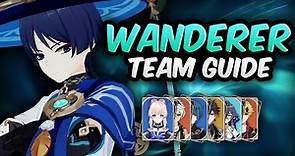 The BEST Wanderer Teams in Genshin Impact | Hypercarry, Freeze and more! (Wanderer team guide)