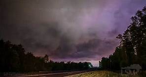 4-25-20 Gaffney, SC - Tornado warned storm time-lapse