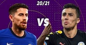 Jorginho vs Rodri [Stats Comparison] | 2020/21 | May | Battle #1