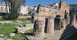Temple of Apollo/ Tempio di Apollo Syracuse Sicily Italy.