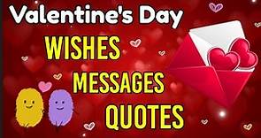 Happy Valentine's Day Wishes Quotes Messages 2024 | Valentine's day WhatsApp Status | Greetings