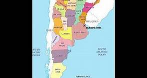 map of Argentina