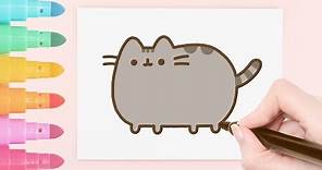 How to Draw Pusheen the Cat