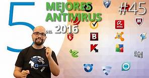 Los mejores 5 antivirus del 2016 - 5 Apps