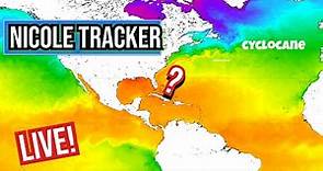 🔵 LIVE - Atlantic - tracking Subtropical Storm Nicole - Hurricane Warning Bahamas, Watch for Florida
