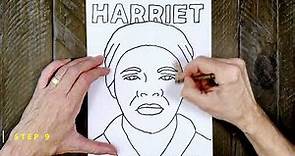 How to Draw Harriet Tubman