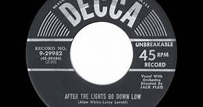 1956 HITS ARCHIVE: After The Lights Go Down Low - Al Hibbler