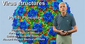 Stephen Harrison (Harvard) Part 1: Virus structures: General principles