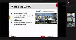 Higher studies in Germany; in collaboration with DAAD(German Academic Exchange Service)