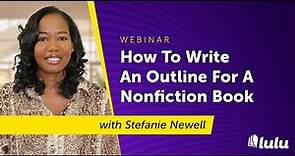 How To Write An Outline For A Nonfiction Book
