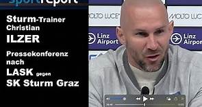 Christian Ilzer (Trainer SK Sturm Graz) - die Pressekonferenz nach der 1:3-Niederlage beim LASK