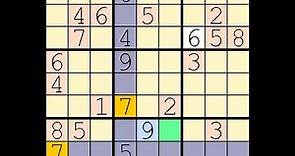 How to Solve New York Times Sudoku Hard June 1, 2023