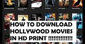 HOW TO WATCH OR DOWNLOAD LATEST MOVIES IN HD PRINT IN PC OR MOBILE [TUTORIAL]