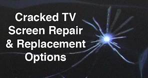 Cracked TV Screen - LCD & LED TV Panel Repair Options & Replacement