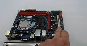 Placa Mãe ECS G41T-M7 LGT DDR3 USB 2.0 PCIe x16 + Celeron 2,6Ghz 775