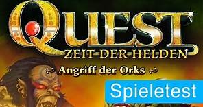 Quest: Zeit der Helden (Spiel) / Anleitung & Rezension / SpieLama