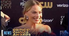 Margot Robbie GUSHES About Having a "Normie" Husband in Hollywood | 2024 Critics' Choice Awards
