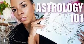 ASTROLOGY 101|| How to Read an Astrology Chart || BIRTH/ NATAL CHART & MORE! || BEGINNERS
