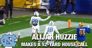 UNC Punt Return Alijah Huzzie Makes A 52-Yard House Call