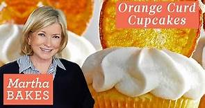 How to Make Martha Stewart's Orange Curd Cupcakes | Martha Bakes Recipes | Martha Stewart