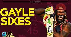 POWER HITTING! | Huge Sixes From The Universe Boss | Chris Gayle Batting | West Indies Cricket