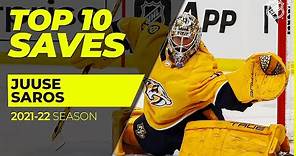 Top 10 Juuse Saros Saves from 2021-22 | NHL
