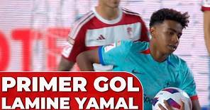 El PRIMER GOL de LAMINE YAMAL en LIGA para convertirse en el GOLEADOR MÁS JOVEN | GRANADA BARCELONA