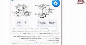 (6) Side by Side - Book 1 - Chapter 6 - Activity Workbook: PRESENT CONTINUOUS, LİCATİON, FAMİLY