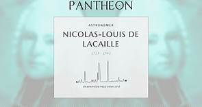 Nicolas-Louis de Lacaille Biography - French astronomer and geodesist