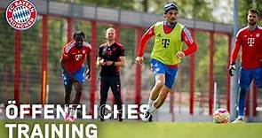 Öffentliches Training des FC Bayern an der Säbener Straße