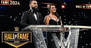 Taylor and Mika Rotunda pay respects to Bray Wyatt: 2024 WWE Hall of Fame highlights