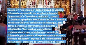 Expresidente mexicano Echeverría cumple 100 años con legado oscuro y