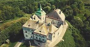 Олеський замок / Zamek w Olesku / Olesko castle aerial shoot