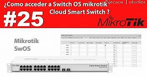 Mikrotik SwOS - Cloud Smart Switch