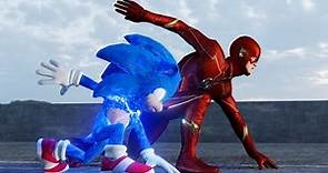 Sonic vs Flash Race Full Movie Animated Part 1 2 3 to 7 Who is Faster Sonic The Hedgehog
