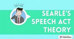 Searle's Speech act Theory in 3 minutes